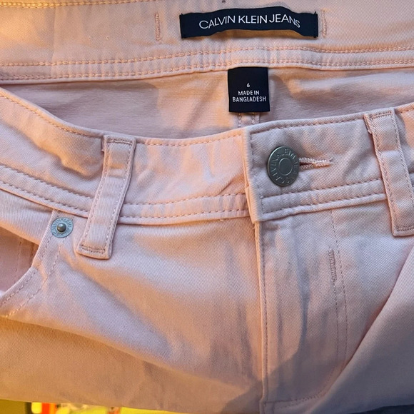 Size 6 pink Calvin Klein pants, NWOT - Picture 4 of 7